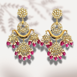 Isha Kundan Earrings - Traditional Craftsmanship, Modern Elegance