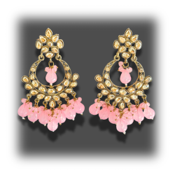 Arya Earrings - Exquisite Handcrafted Kundan Jewelry