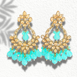 Arya Earrings - Exquisite Handcrafted Kundan Jewelry