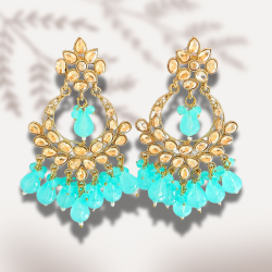 Arya Earrings - Exquisite Handcrafted Kundan Jewelry