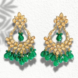 Arya Earrings - Exquisite Handcrafted Kundan Jewelry