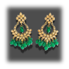 Arya Earrings - Exquisite Handcrafted Kundan Jewelry