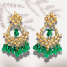 Arya Earrings - Exquisite Handcrafted Kundan Jewelry