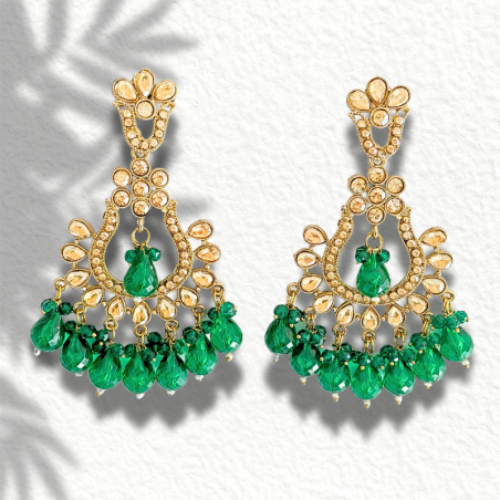 Kavya Kundan Earrings - Timeless Elegance and Intricate Craftsmanship