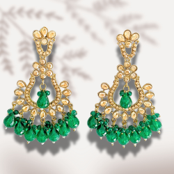 Kavya Kundan Earrings - Timeless Elegance and Intricate Craftsmanship