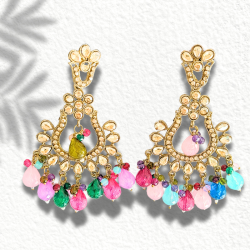 Kavya Kundan Earrings - Timeless Elegance and Intricate Craftsmanship