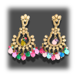 Kavya Kundan Earrings - Timeless Elegance and Intricate Craftsmanship