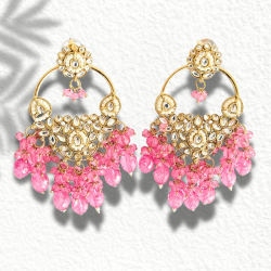 Anaya Kundan Earrings - Traditional Charm with Contemporary Elegance