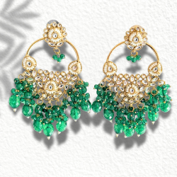 Anaya Kundan Earrings - Traditional Charm with Contemporary Elegance