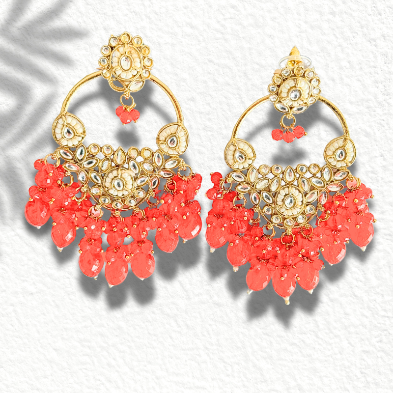 Anaya Kundan Earrings - Traditional Charm with Contemporary Elegance