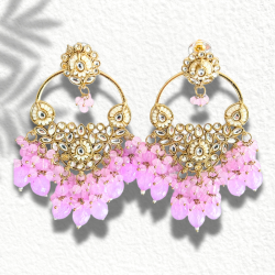 Anaya Kundan Earrings - Traditional Charm with Contemporary Elegance