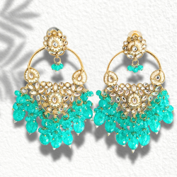 Anaya Kundan Earrings - Traditional Charm with Contemporary Elegance