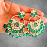 Ishani Kundan Earrings - Exquisite Craftsmanship & Timeless Elegance