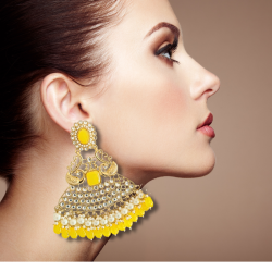 Aditi Kundan Earrings - Exquisite Elegance & Timeless Beauty