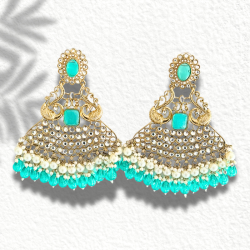 Aditi Kundan Earrings - Exquisite Elegance & Timeless Beauty