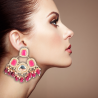 Neha Kundan Earring - Timeless Craftsmanship and Modern Elegance