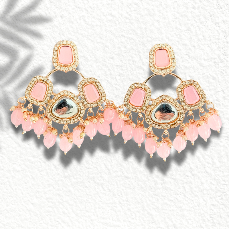 Neha Kundan Earring - Timeless Craftsmanship and Modern Elegance