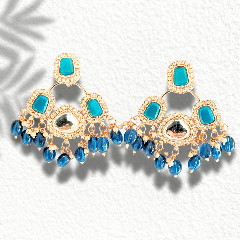 Neha Kundan Earring - Timeless Craftsmanship and Modern Elegance