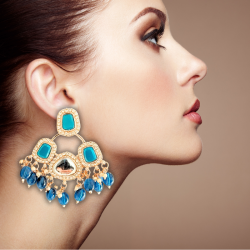 Neha Kundan Earring - Timeless Craftsmanship and Modern Elegance