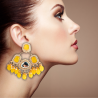 Neha Kundan Earring - Timeless Craftsmanship and Modern Elegance