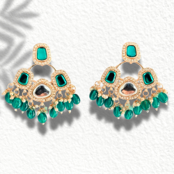 Neha Kundan Earring - Timeless Craftsmanship and Modern Elegance