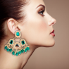 Neha Kundan Earring - Timeless Craftsmanship and Modern Elegance