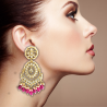 Shreya Kundan Earring - Traditional Craftsmanship, Modern Elegance