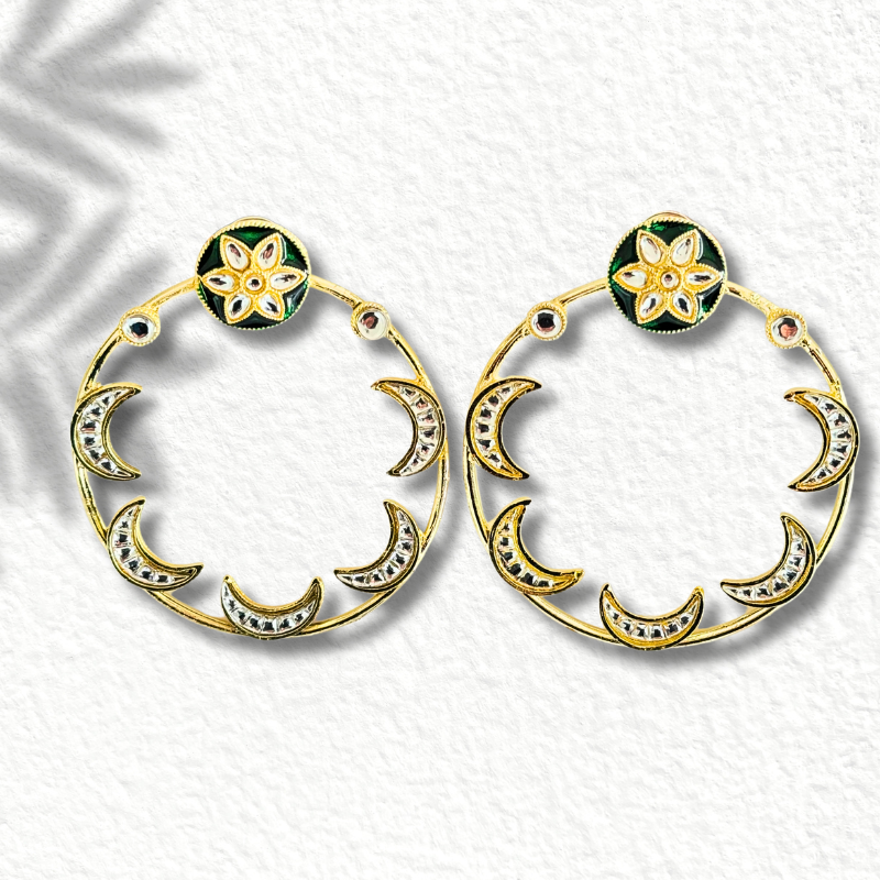 Aarohi Kundan Earring - Timeless Craftsmanship, Modern Elegance