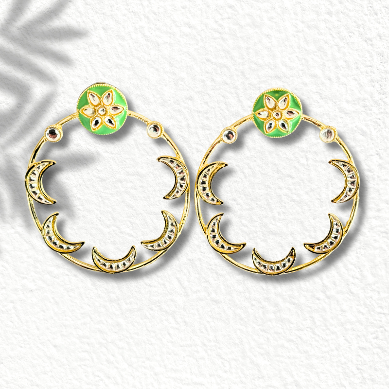 Aarohi Kundan Earring - Timeless Craftsmanship, Modern Elegance