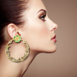 Aarohi Kundan Earring - Timeless Craftsmanship, Modern Elegance