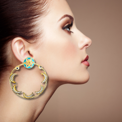 Aarohi Kundan Earring - Timeless Craftsmanship, Modern Elegance