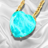 Nora Doublet Stone Pendant Chain - Exquisite Elegance