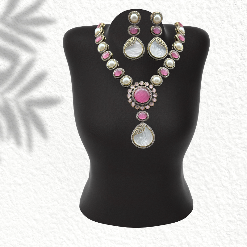 Diya Necklace Set: Radiant Elegance for Every Occasion