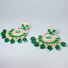 Ishani Kundan Earrings - Exquisite Craftsmanship & Timeless Elegance