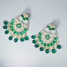 Ishani Kundan Earrings - Exquisite Craftsmanship & Timeless Elegance