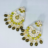 Ishani Kundan Earrings - Exquisite Craftsmanship & Timeless Elegance