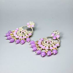 Ishani Kundan Earrings - Exquisite Craftsmanship & Timeless Elegance