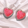 Juno Heart Nano CZ Earrings - Enchanting and Romantic Jewelry