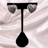 Juno Heart Nano CZ Earrings - Enchanting and Romantic Jewelry