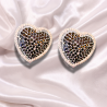 Juno Heart Nano CZ Earrings - Enchanting and Romantic Jewelry