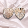 Juno Heart Nano CZ Earrings - Enchanting and Romantic Jewelry