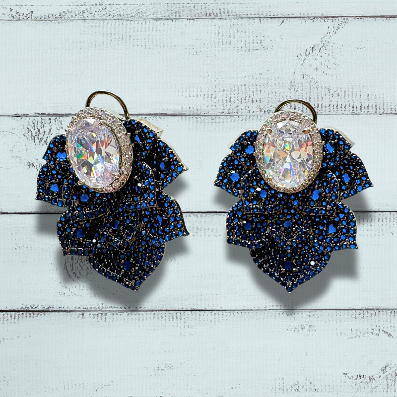 Kaia Nano CZ Earrings - Elegant Sparkle and Sophistication