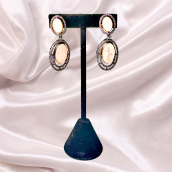 Olivia MOP Earrings - Elegantly Crafted Mother-of-Pearl Jewelry