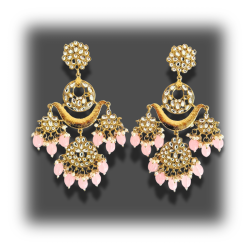 Isha Kundan Earrings - Traditional Craftsmanship, Modern Elegance