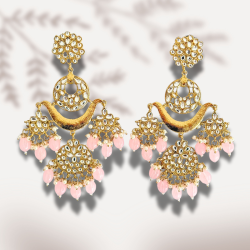 Isha Kundan Earrings - Traditional Craftsmanship, Modern Elegance