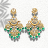 Isha Kundan Earrings - Traditional Craftsmanship, Modern Elegance