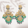 Isha Kundan Earrings - Traditional Craftsmanship, Modern Elegance