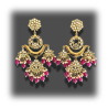 Isha Kundan Earrings - Traditional Craftsmanship, Modern Elegance